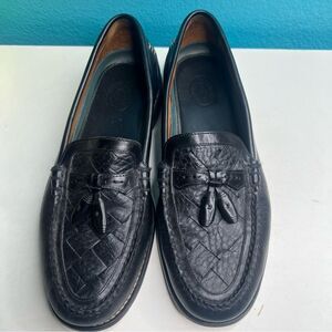 H.S Trask made in Brazil leather loafers man dress shoes